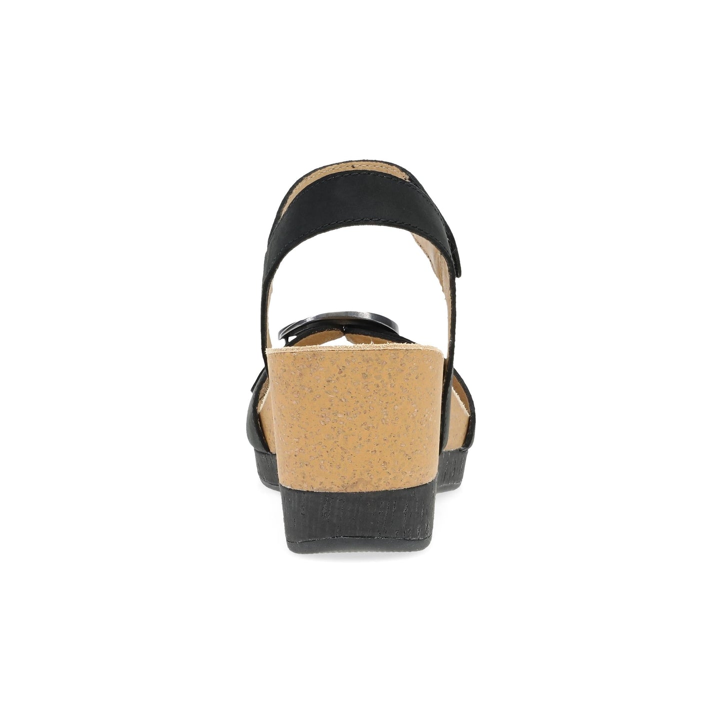 Stella Black Milled Nubuck Sandal