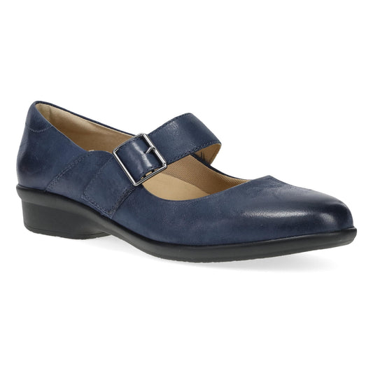 COLLETTE Navy Burnished Nubuck Mary Jane