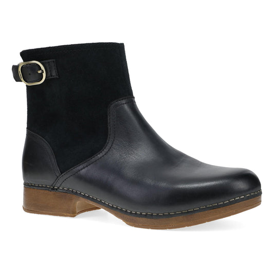 Monique Black Burnished Calf Boot