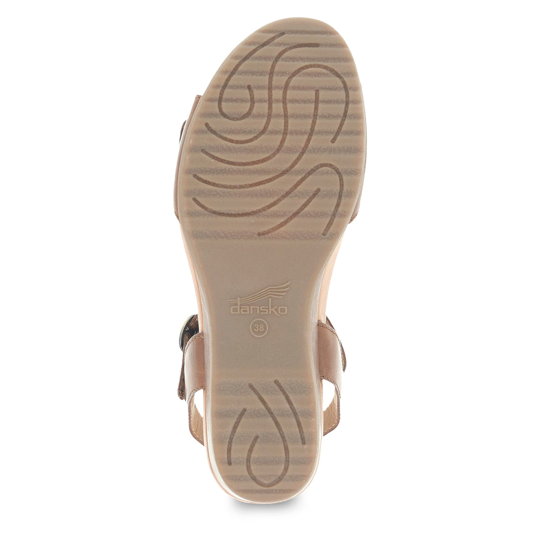 Arielle Tan Glazed Leather Sandal