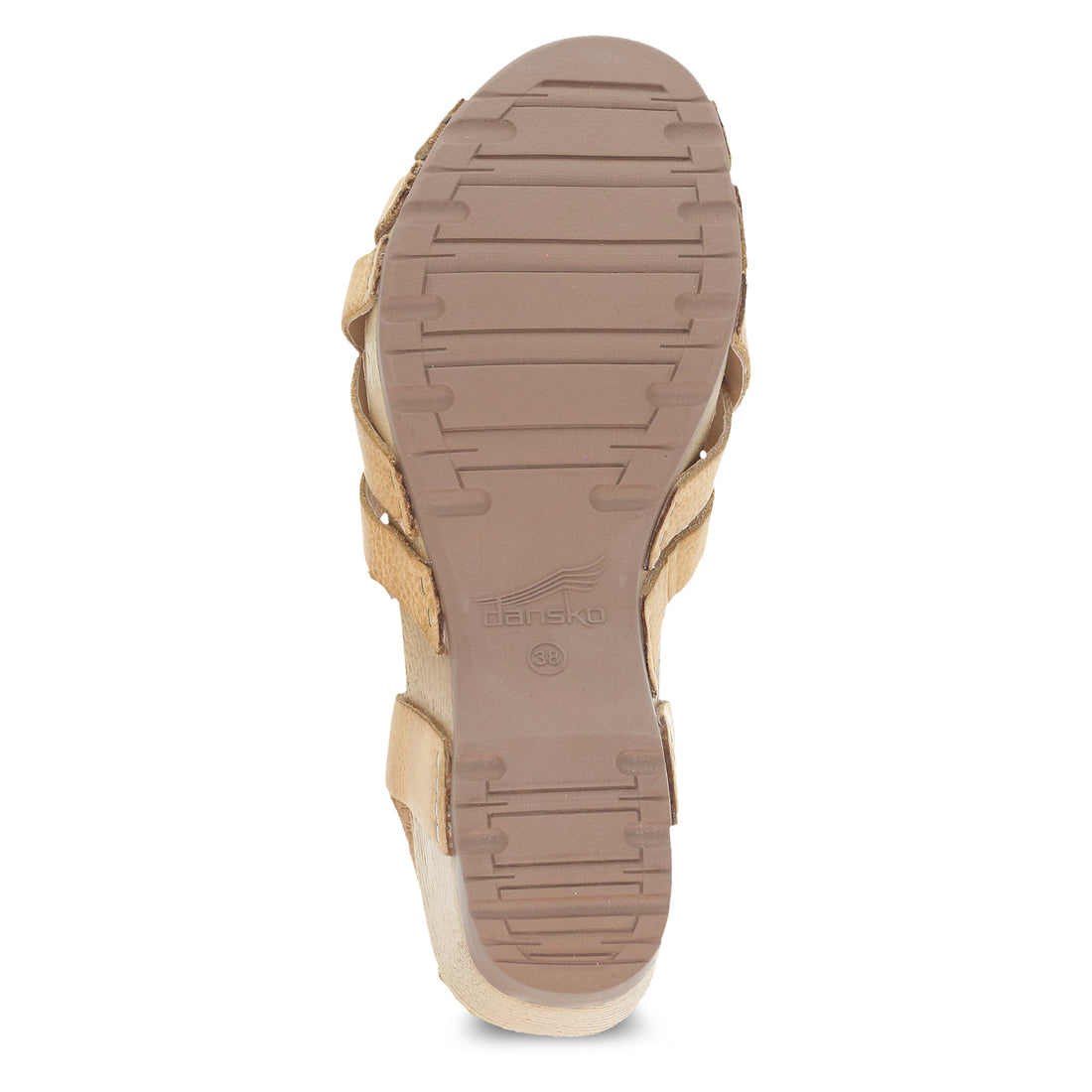 Tinley Tan Milled Burnished Sandal