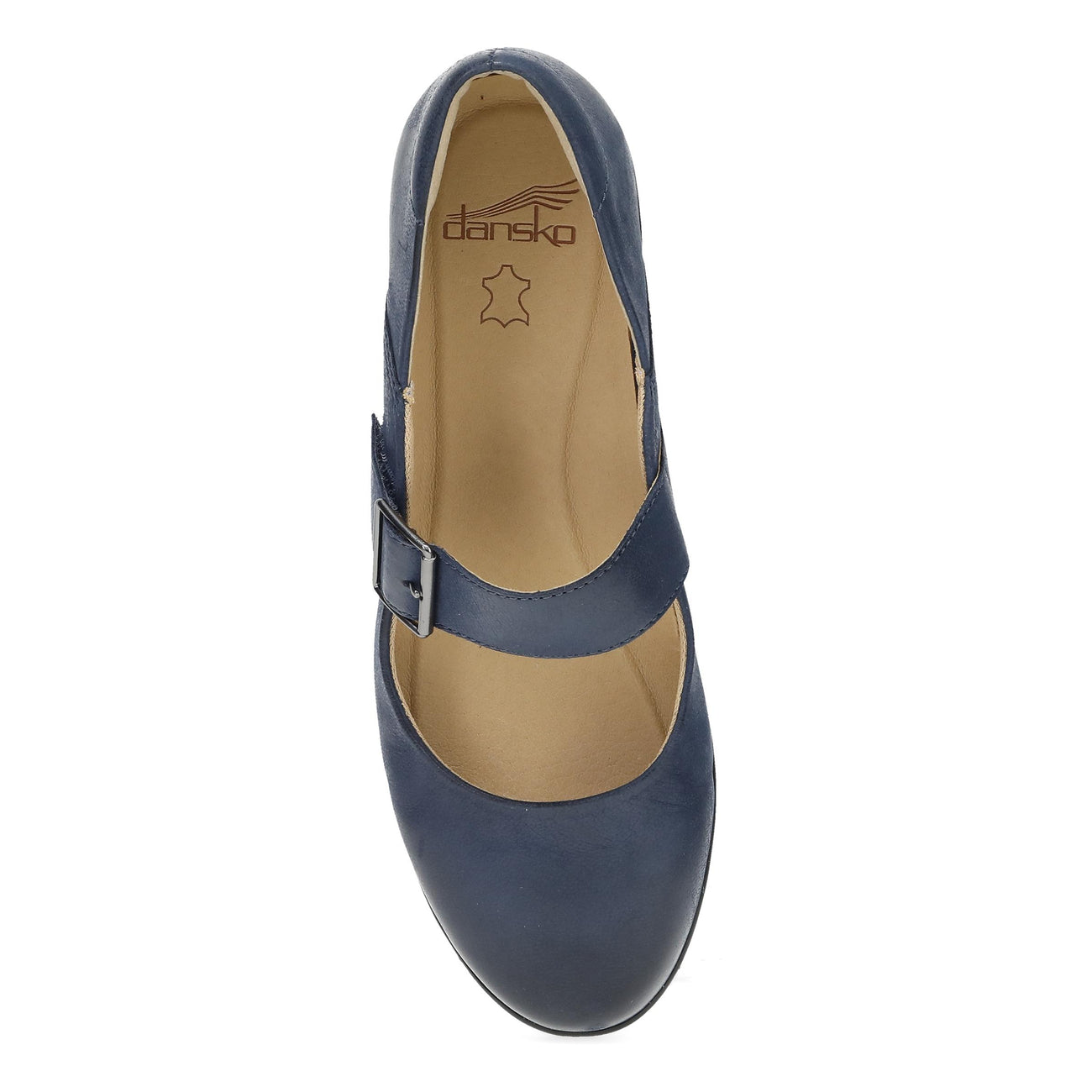 COLLETTE Navy Burnished Nubuck Mary Jane