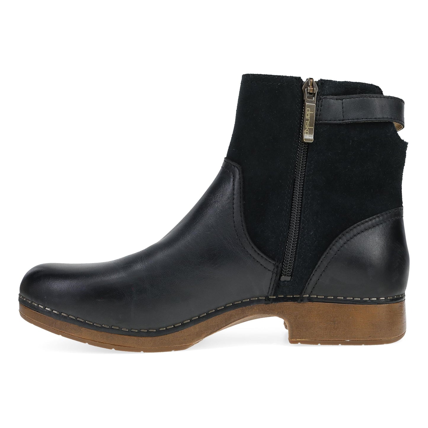 Monique Black Burnished Calf Boot