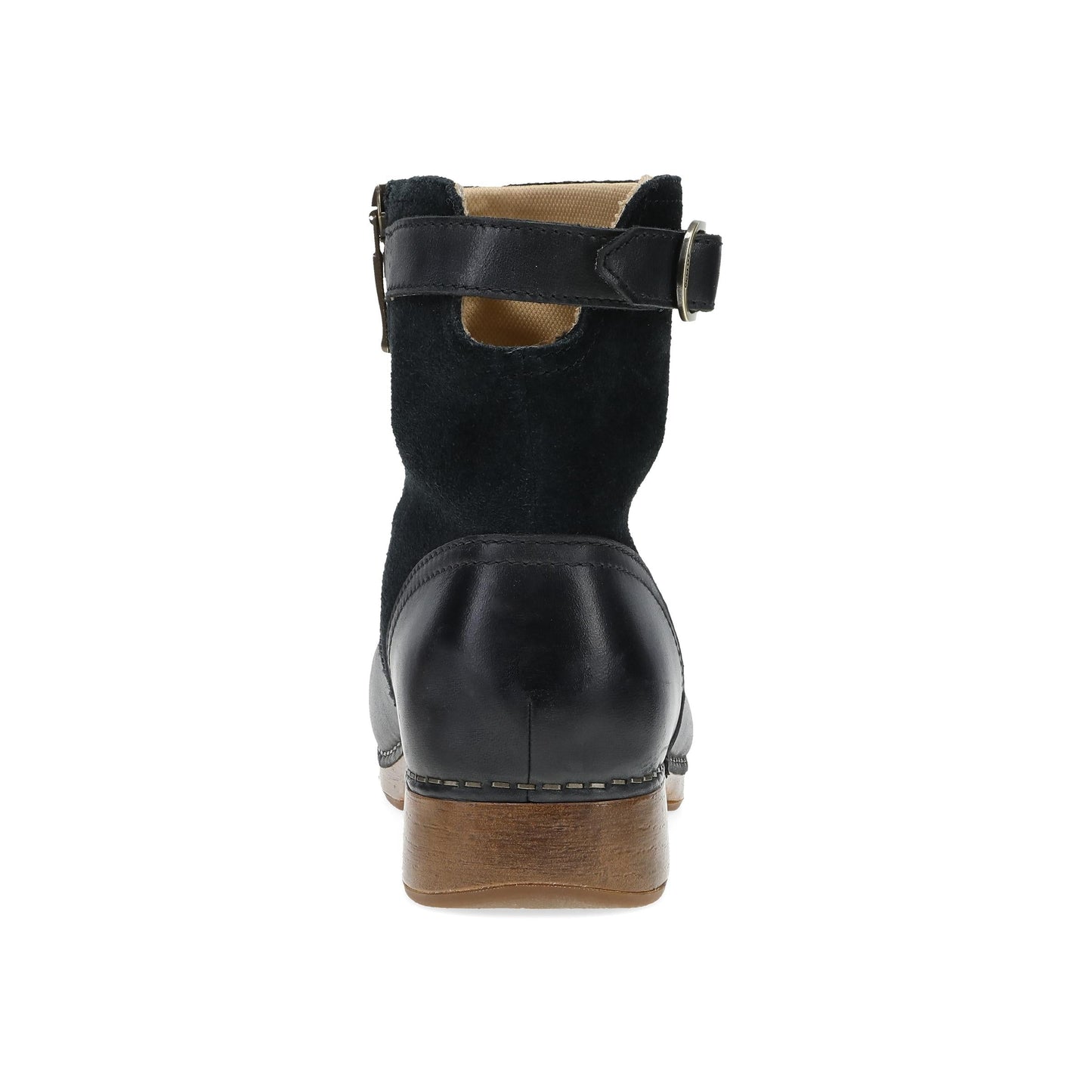Monique Black Burnished Calf Boot