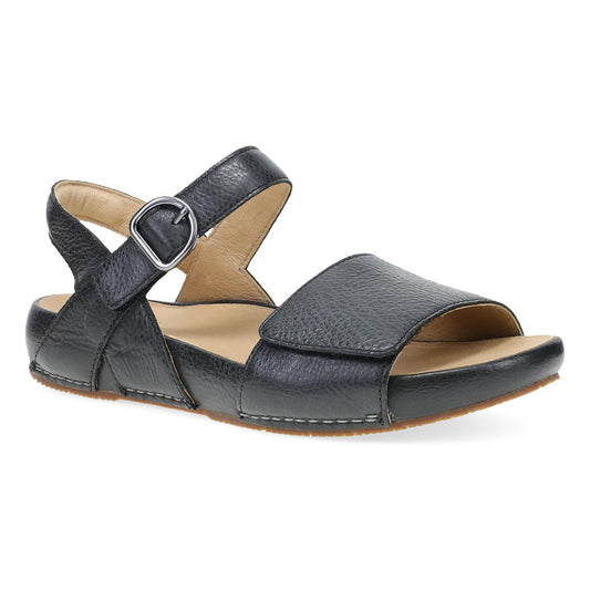 Dansko Tinsley Black Leather Sandal