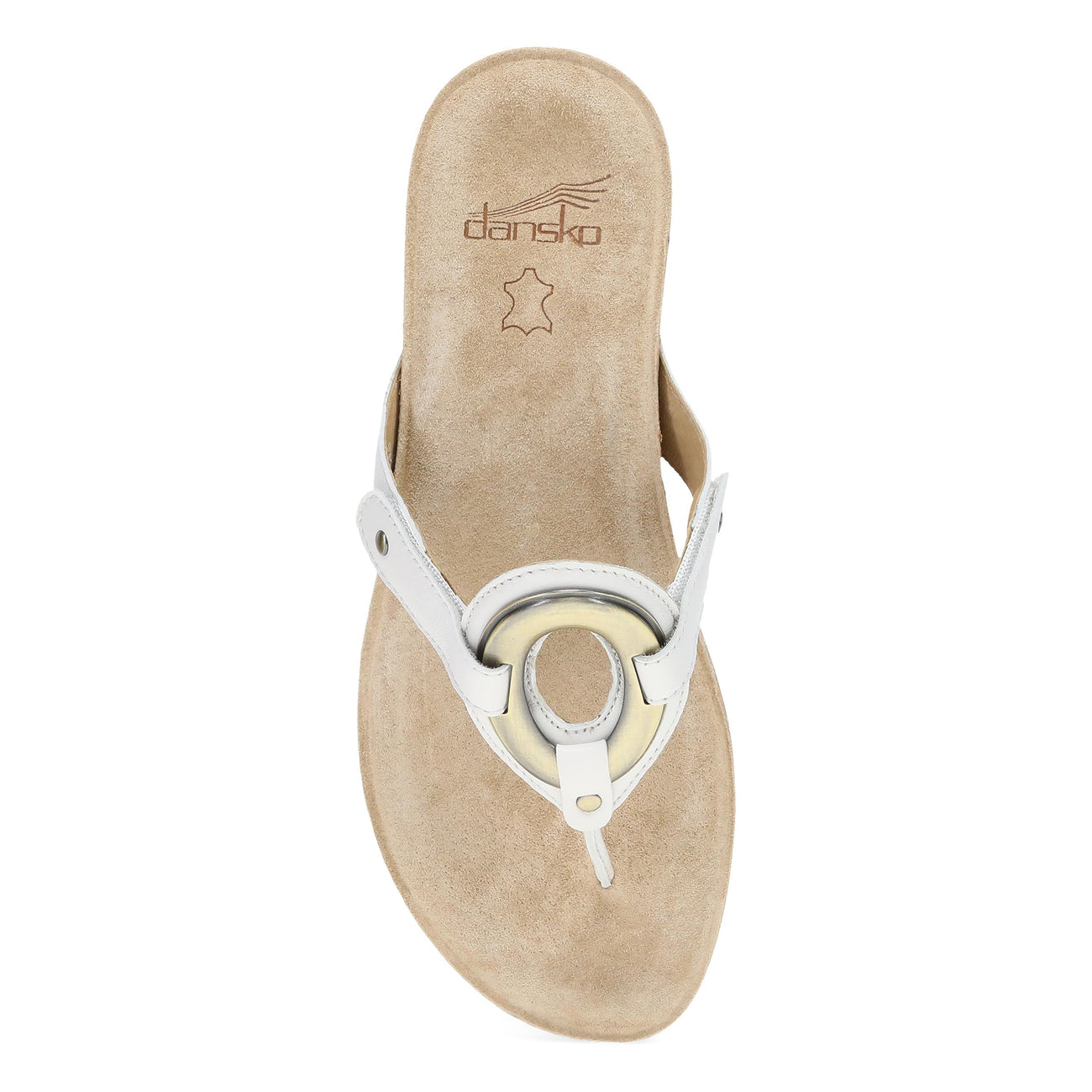 Dansko Rosalia White Sandal