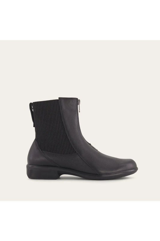 Naot Bora Boots Black Soft Leather