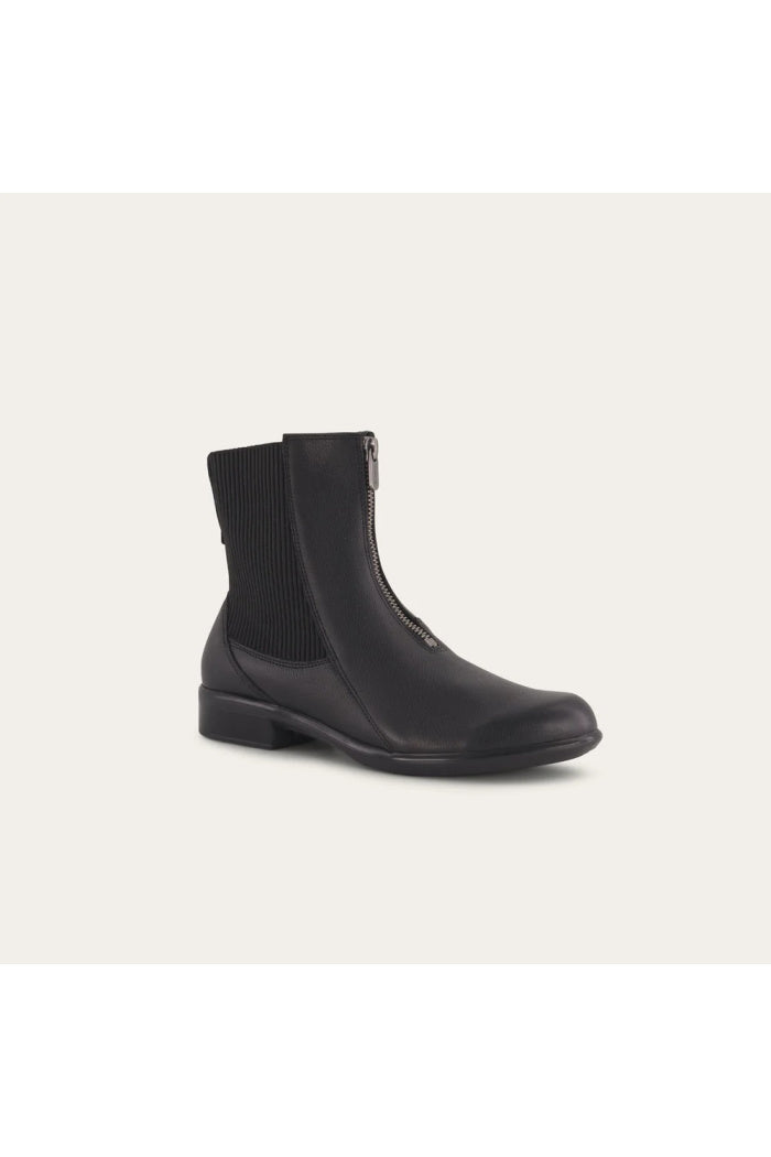 Naot Bora Boots Black Soft Leather