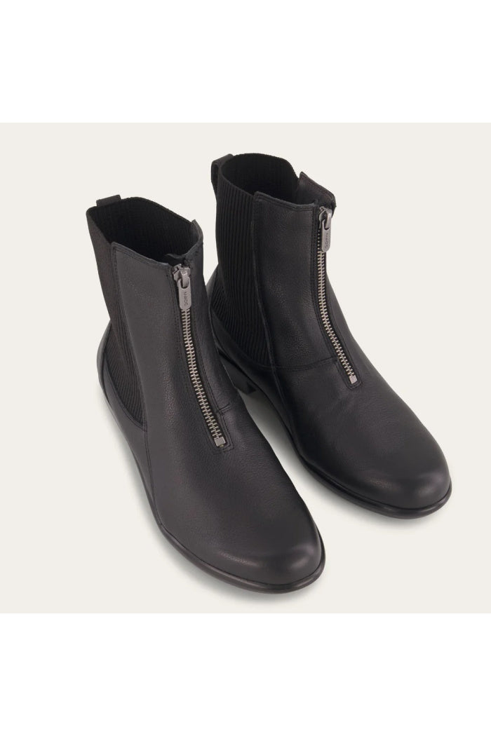 Naot Bora Boots Black Soft Leather