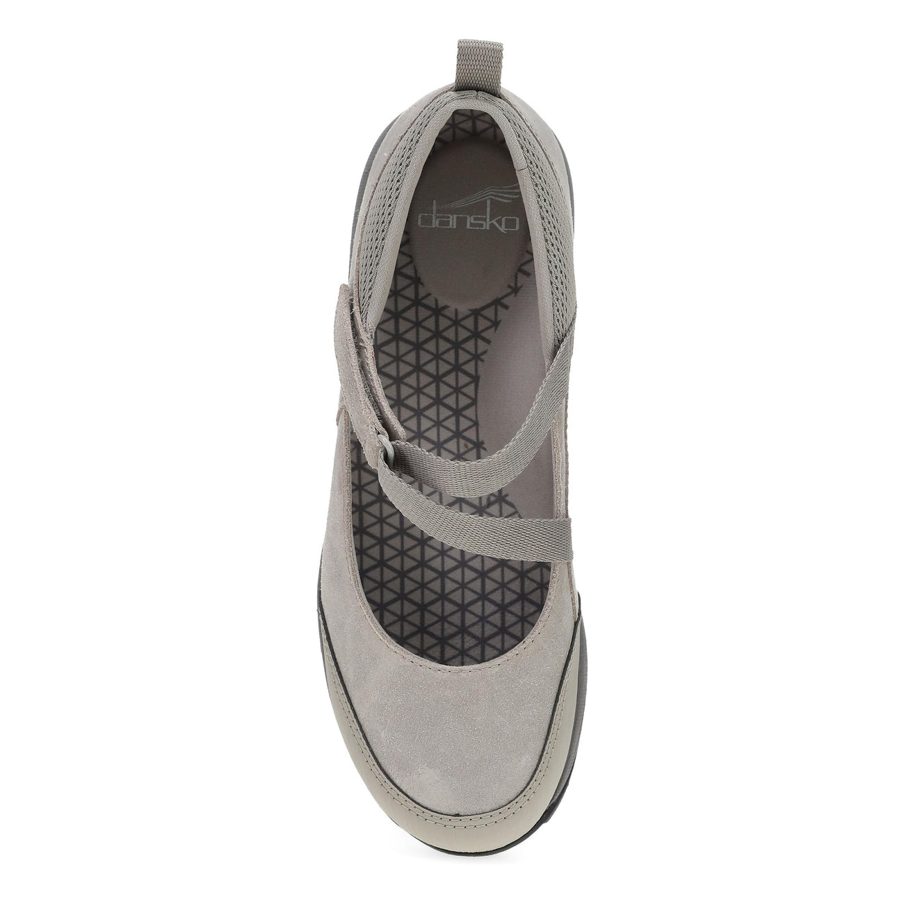 PRIMROSE Taupe Burnished Suede Mary Jane