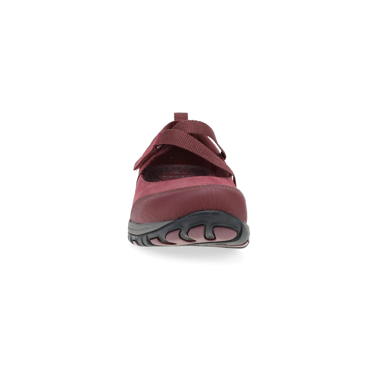 PRIMROSE Wine Burnished Suede Mary Jane