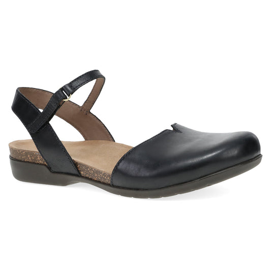 Rowan Black Waxy Burnished Mary Jane