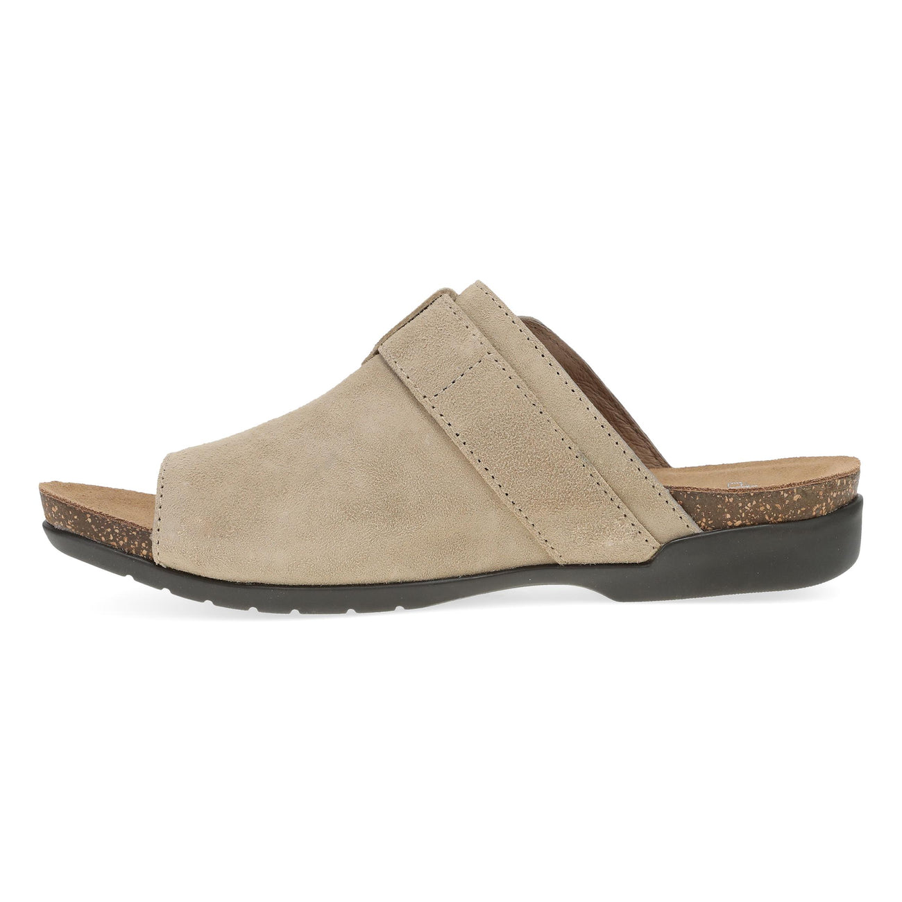 RYLEE Suede Sand Toe-Post Slide
