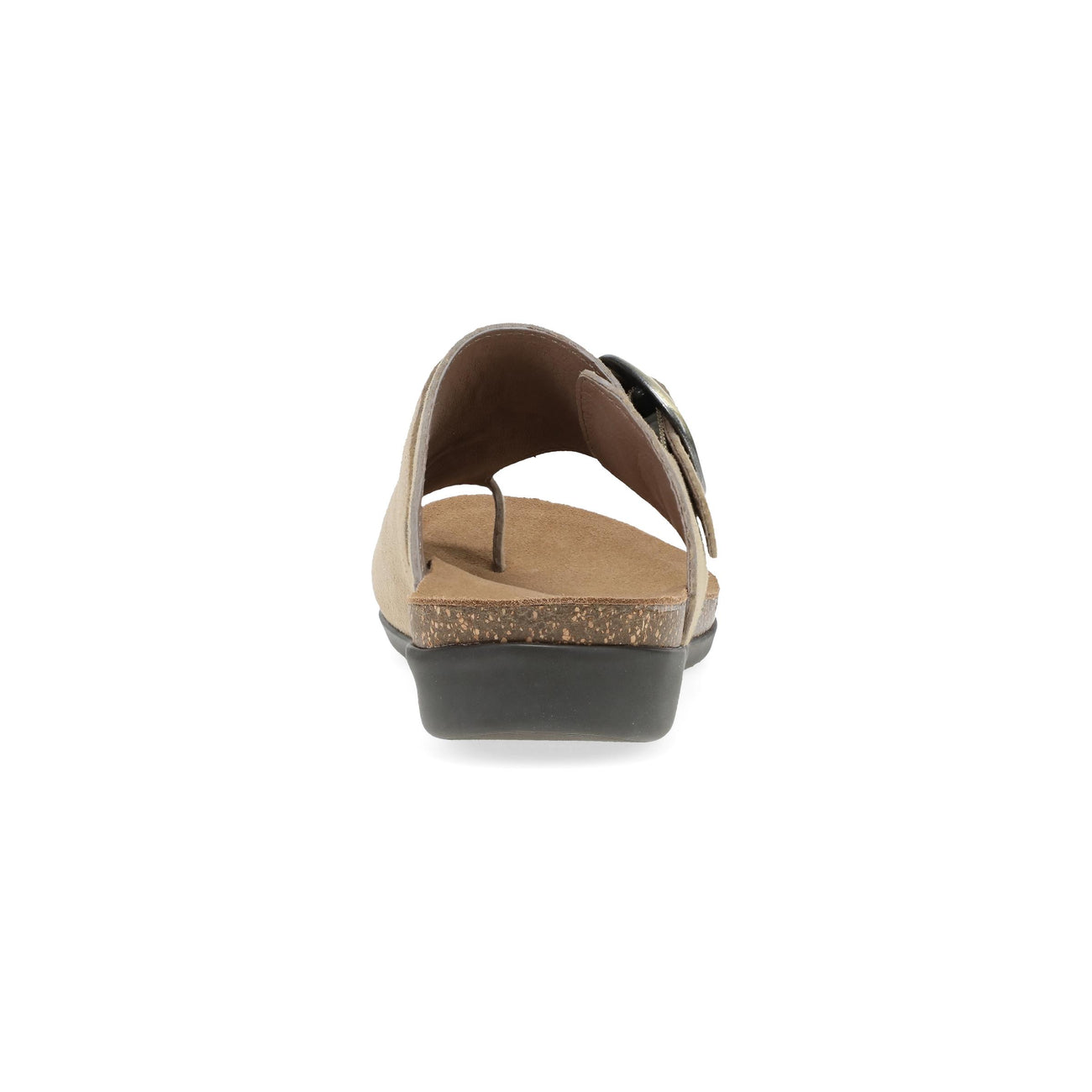 RYLEE Suede Sand Toe-Post Slide