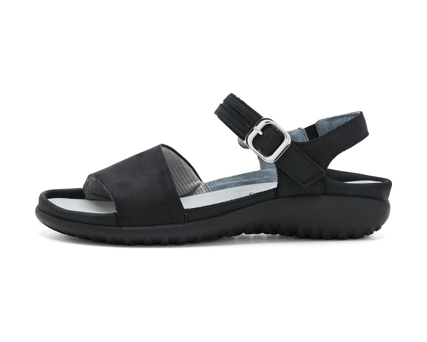 Naot Nagoya Ebony Nubuck Black Leather Sandal