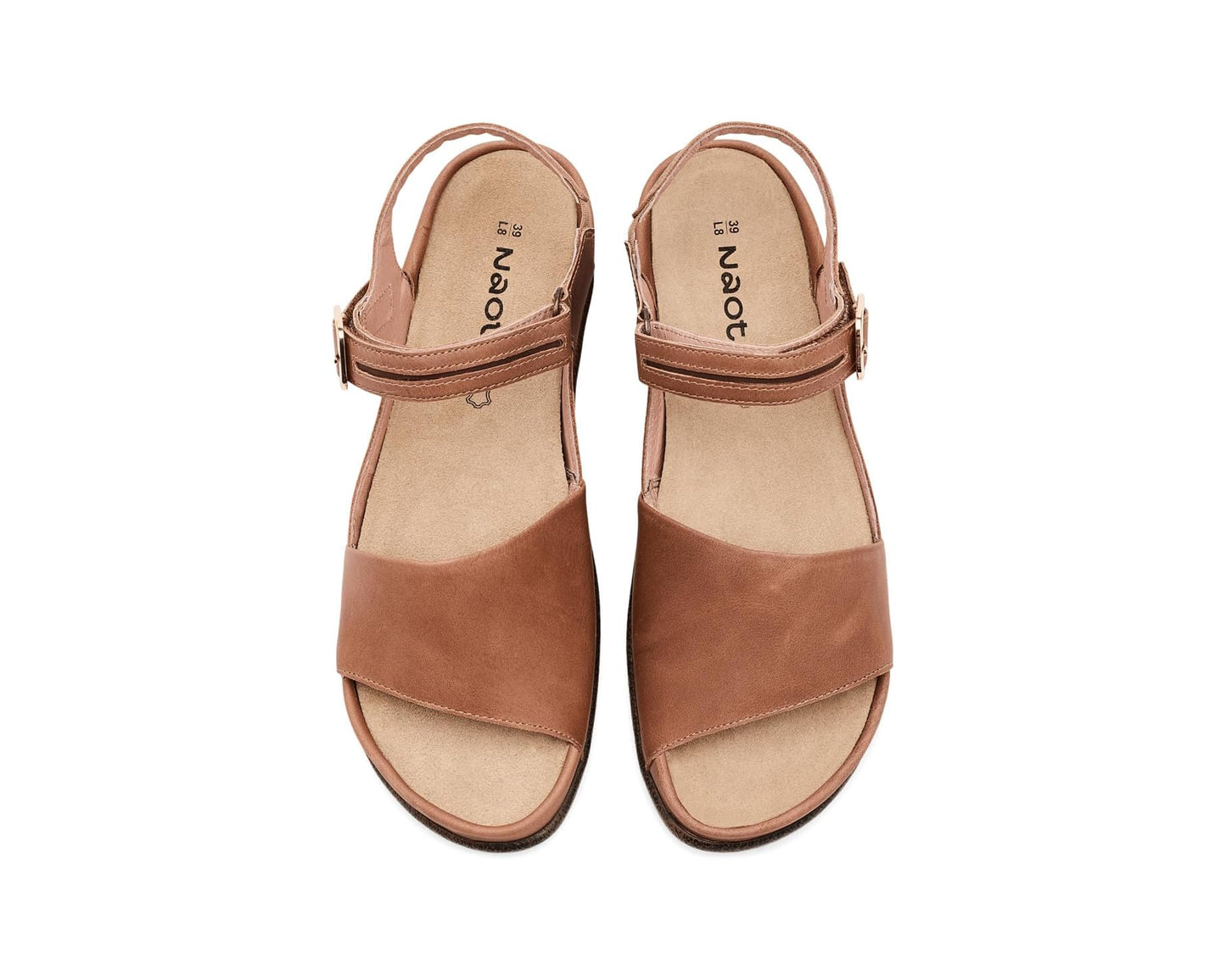 Naot Nagoya Latte Brown Leather/Saddle Brown Leather
