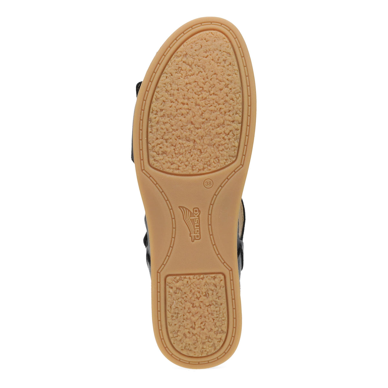 Dansko Candace Black Burnished Nappa Sandal