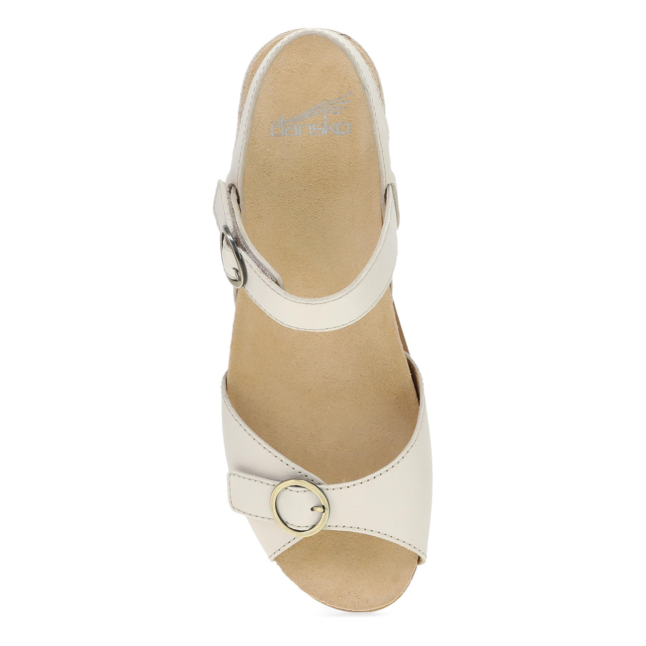 Dansko Candace Ivory Full Grain Sandal
