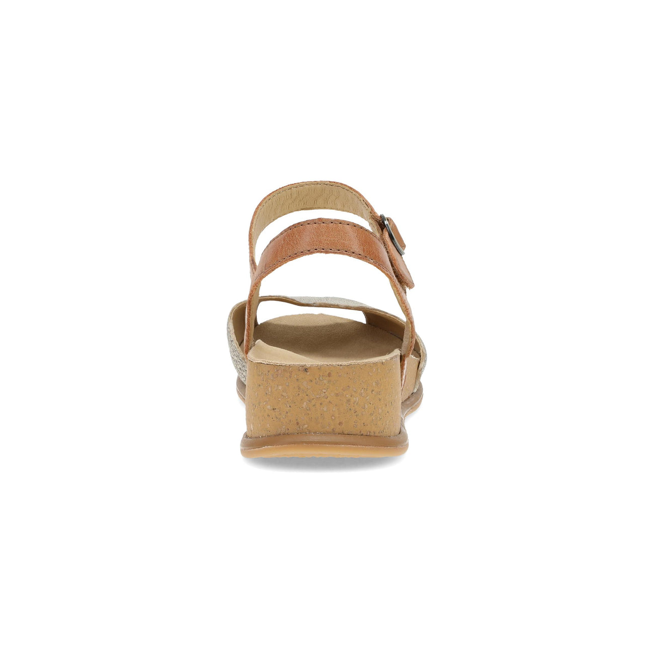 Dansko Cass Platino/ Tan Leather Sandal