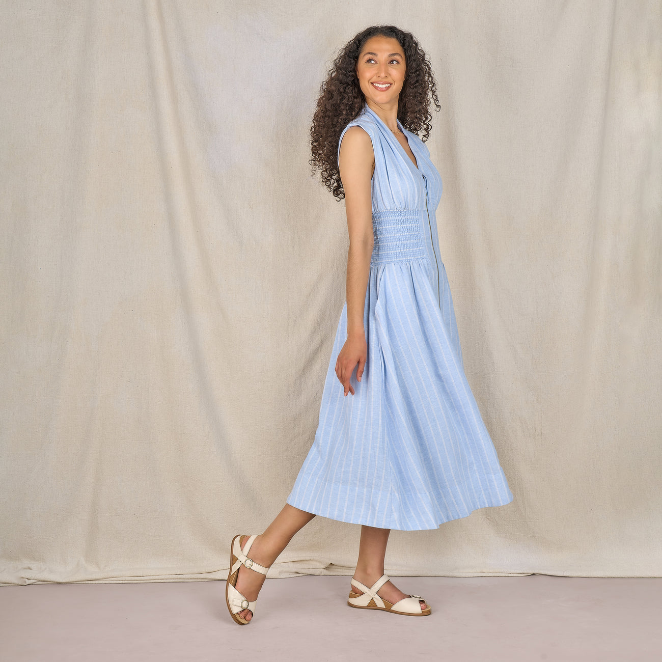 Dansko Candace Ivory Full Grain Sandal