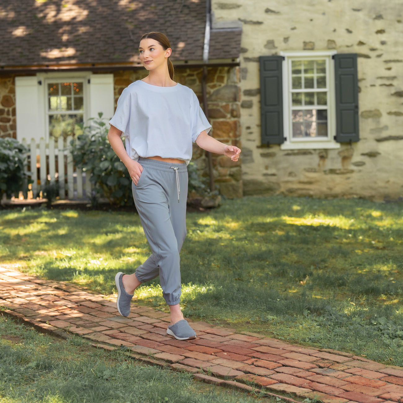 Dansko Claudia Grey Mesh Sneaker