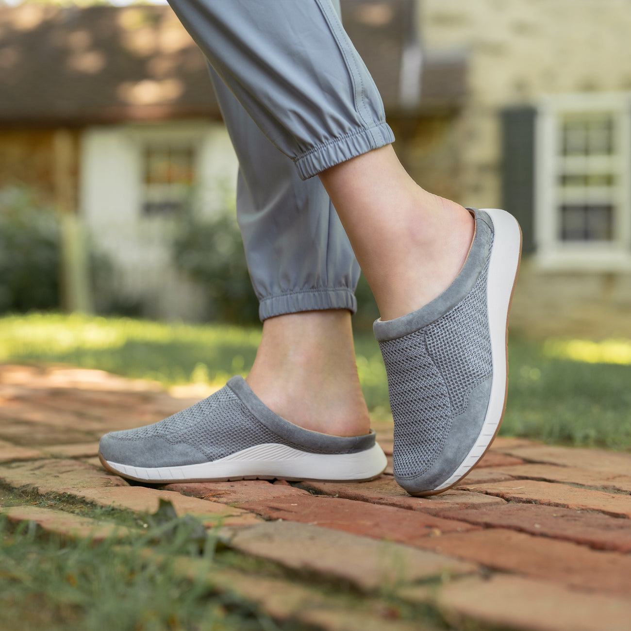 Dansko Claudia Grey Mesh Sneaker
