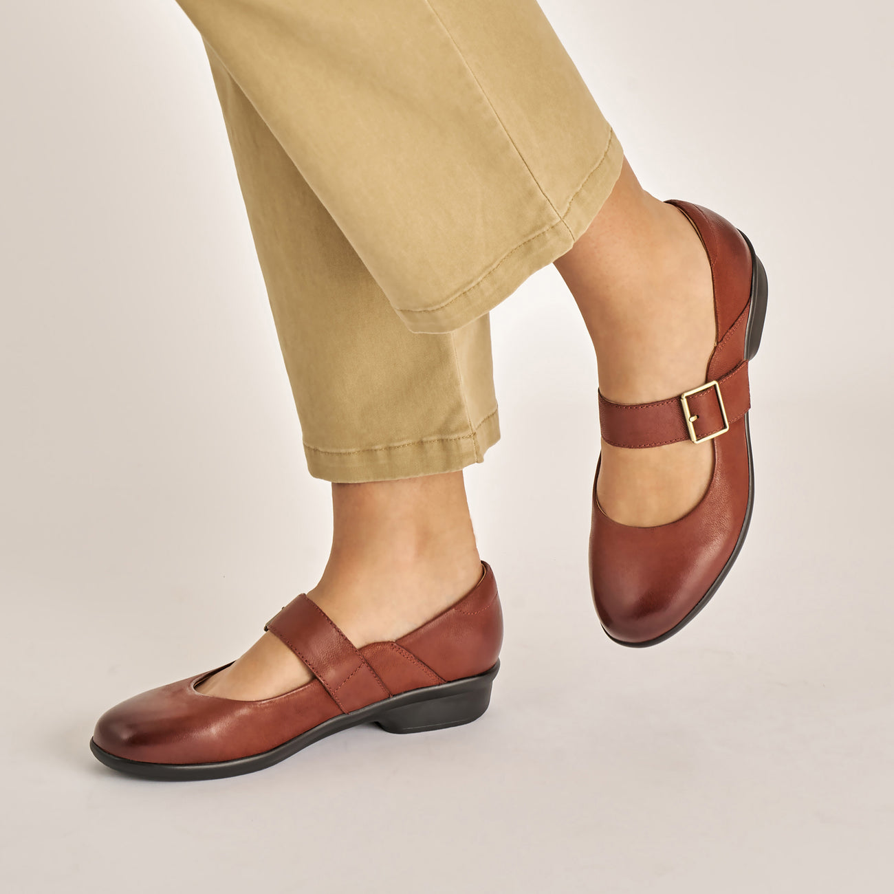 COLLETTE Russet Burnished Nubuck Mary Jane