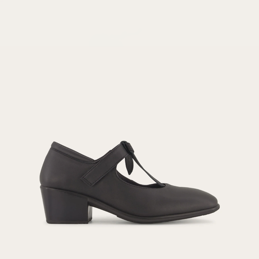Naot Nobility Heel Jet Black Leather