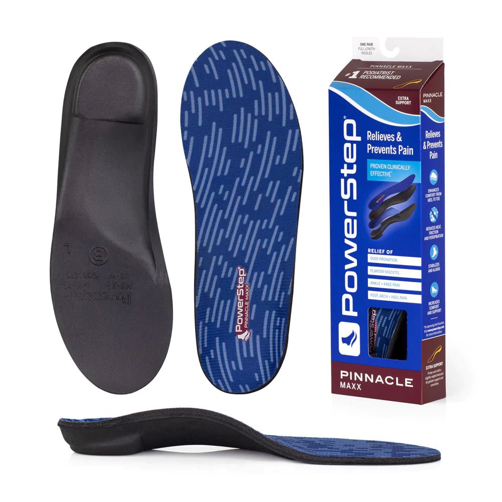 PowerStep Maxx Insoles | Over-Pronation Corrective Orthotic, Max Stability